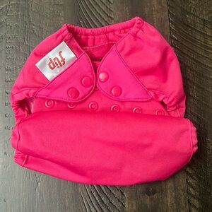 TWO Pink Flip Diaper Cover